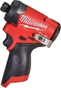 ATORNILLADOR DE IMPACTO 12V ENCASTRE 1/4 M12 FUEL SIN BATERIA MILWAUKEE