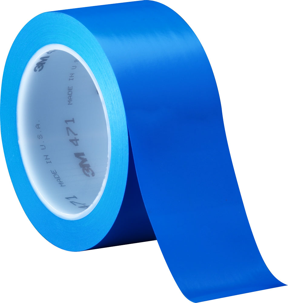 3M Cinta Demarcatoria 471 Azul - 1/4in x 36yds