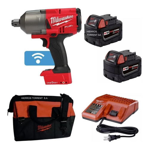 LLAVE DE IMPACTO KIT MILWAUKEE ENCASTRE 3/4" 18V FUEL