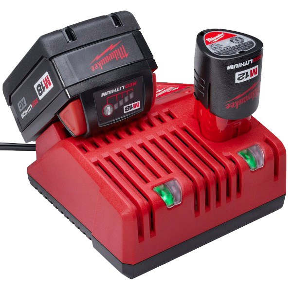 CARGADOR COMBO MILWAUKEE 12V-18V