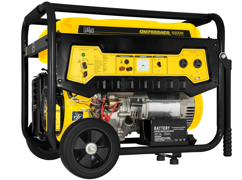 GRUPO GENERADOR GM7500AER 15HP (11,2KW)  A/E