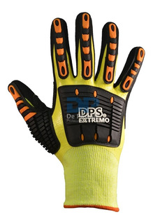 Guante Tejido Tricolor Con Refuerzo Antishock T10 DPS