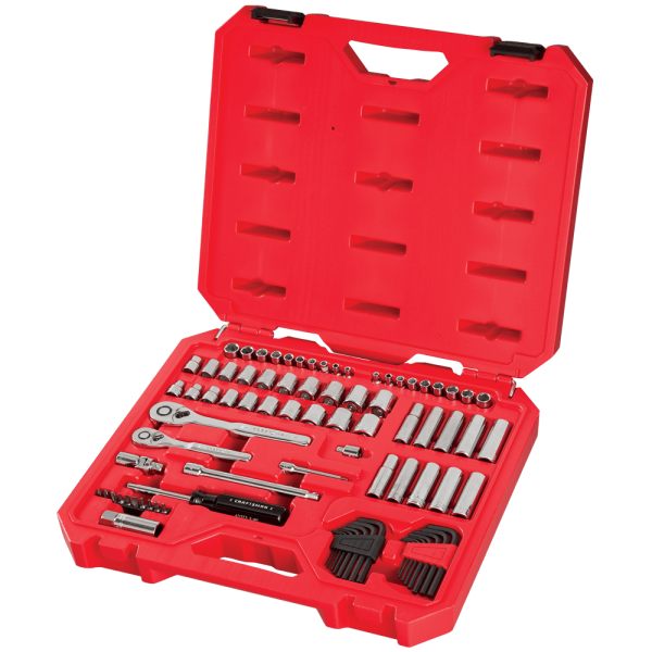 Set Maletín 83 Pzs 1/4"-3/8" CRAFTSMAN CMMT12021