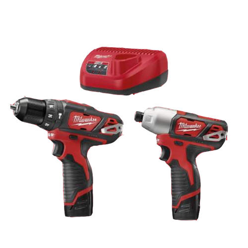 [2497-259A] COMBO TALADRO ATORNILLADOR MILWAUKEE 12V