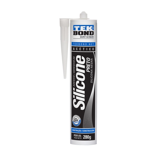 [321903] SELLADOR SILICONA ACETICA TEK BOND NEGRO 280GR