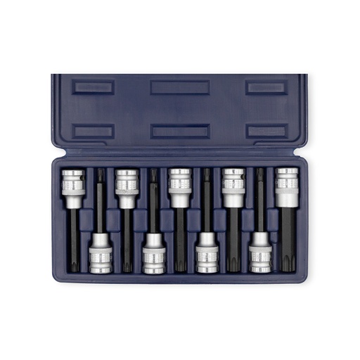 [BRE5779] TORX:BOCALLAVE Enc.½'c/Pta.Torx x 9Pzs (100mm) Ace