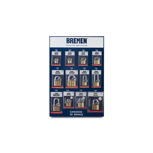 [BRE7196] EXHIBIDOR BREMEN® CANDADOS