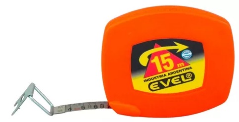 [EV115] CINTA METRICA STANDAR ACERO 12MM ENROLLABLE 15M