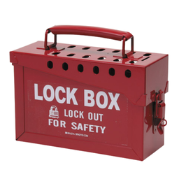 [IB3004] CAJA DE BLOQUEO IRONSHIELD ROJA STANDAR 12+1