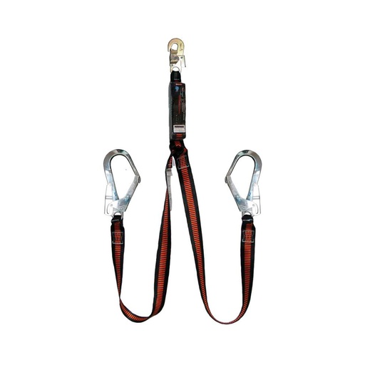 [WXECV1026AC] COLA AMARRE ESLINGAR 1.5 MTS DOBLE/AMORTIGUADOR/MOSQ. 55 MM