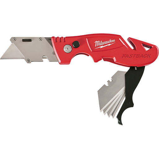 [48221902] Navaja plegable FASTBACK con almacenamiento MILWAUKEE