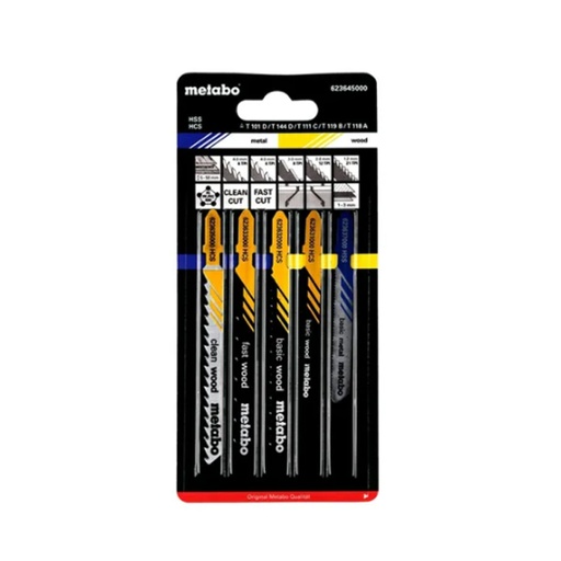[6236450] Hoja de sierra METABO x5pzs