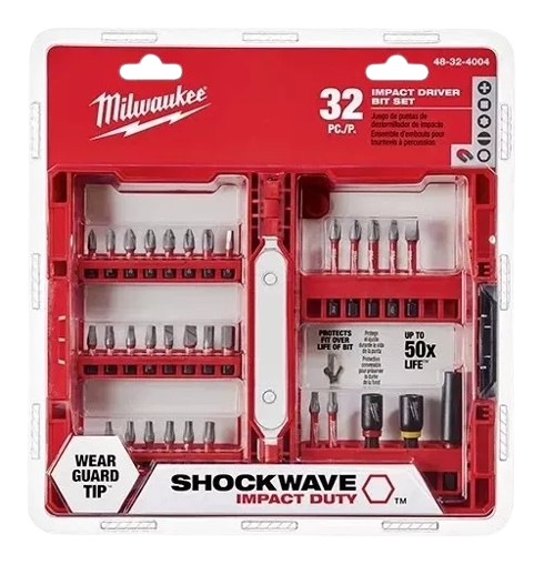 [4832-4004] Juego de puntas MILWAUKEE 32 piezas