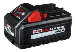 [4811-1865] Bateria Milwaukee 18v 6ah M18 Xc6.0 Red Lithium 4811-1865