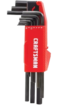 [0026021] Set 10 Llaves Hexag. Tipo L Pul. CRAFTSMAN CMHT26021