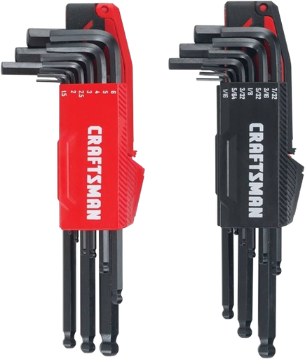 [0026020] Set 20 Llaves Hexag.Tipo L Mm/Pul. CRAFTSMAN CMHT26020