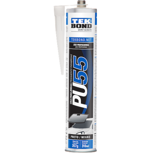 [705602] Sellador Poliuretano PU55 TEK BOND R20 Negro 310ml/418 gr